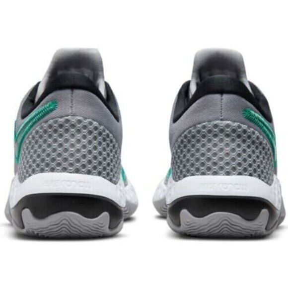 Nike Renew Elevate 2🔥New Basketball Grey Shoes Grey/Green FULL BOX CW3406-005 - Picture 8 of 11